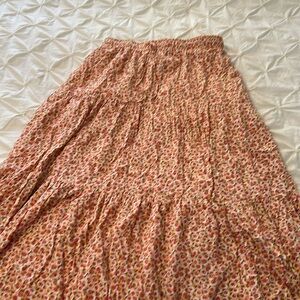 Bohemian maxi skirt. Beautiful floral pattern